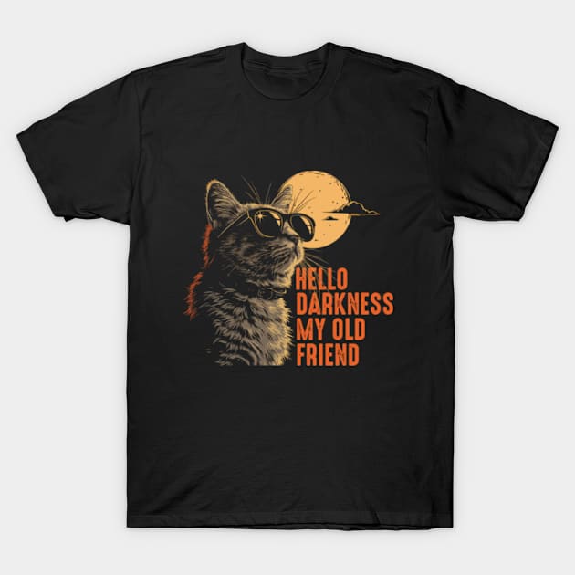 Hello-Darkness-My-Old-Friend T-Shirt by GreenCraft